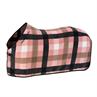 Couverture séchante Fleece Check Eskadron Platinum Rose-noir