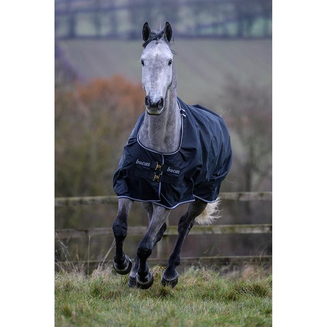 Couverture Trotting Turnout 200g Bucas Noir-blanc
