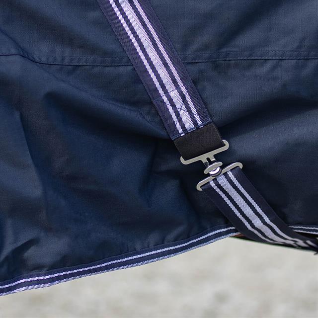 Couverture Turnout Luxe Polaire QHP Bleu foncé