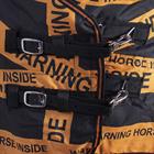 Couverture Warning Horse 200g Epplejeck Noir-orange