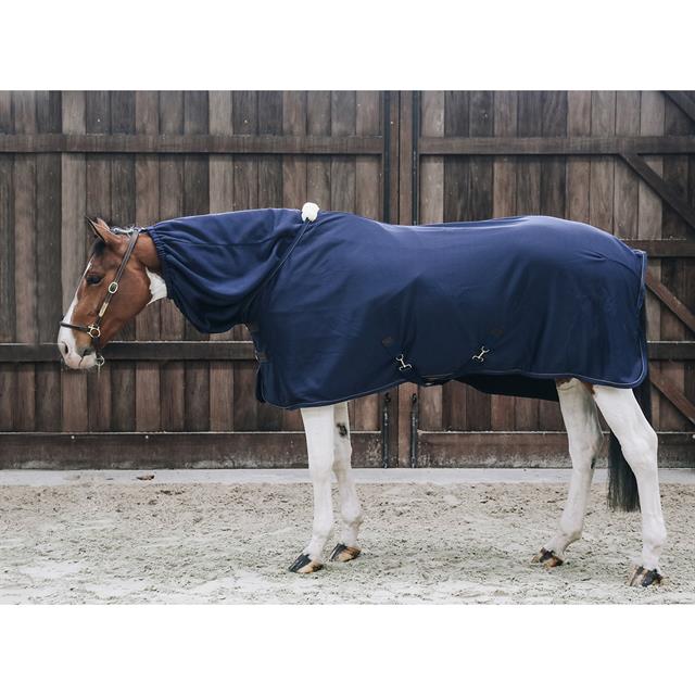 Couvre-cou écharpe polaire pour chevaux Kentucky Bleu foncé