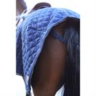 Couvre-reins carré 160 g Kentucky Bleu foncé