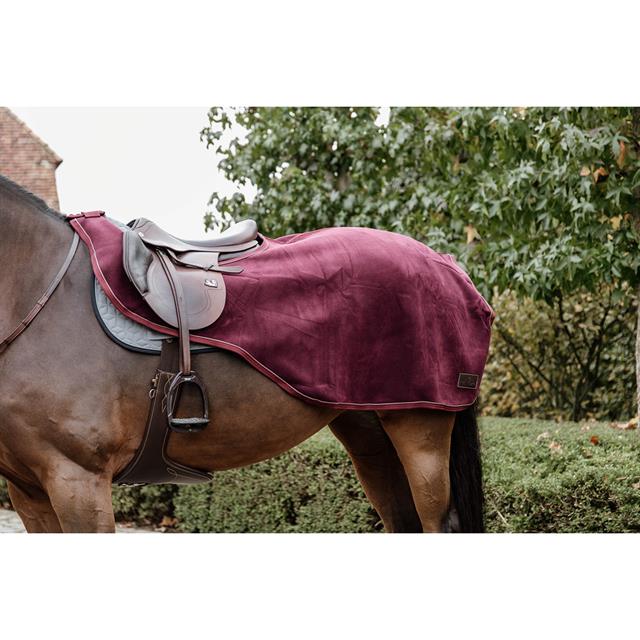 Couvre-reins Heavy Fleece Kentucky Rouge foncé