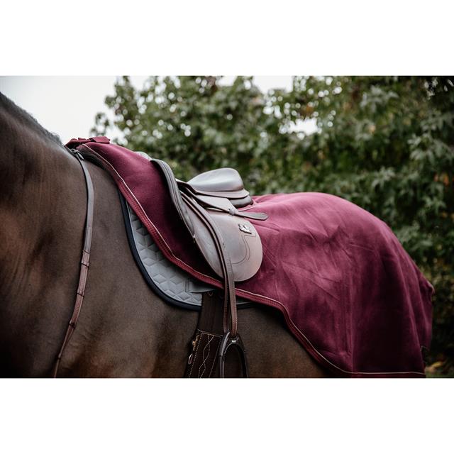Couvre-reins Heavy Fleece Kentucky Rouge foncé
