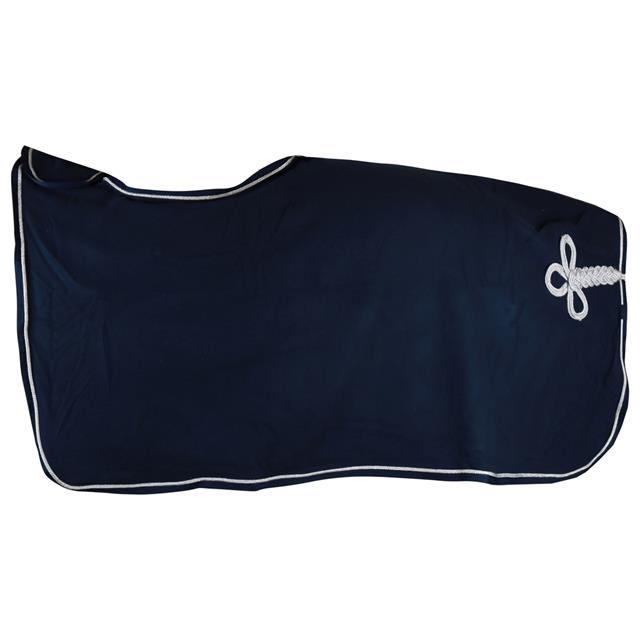 Couvre-Reins Luxe HORSEGEAR Bleu foncé-argenté
