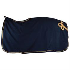 Couvre-Reins Luxe HORSEGEAR Bleu foncé-doré
