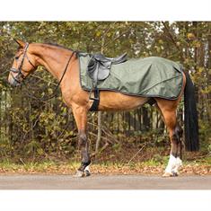 Couvre-Reins QHP COLLECTION FLEECE Vert foncé