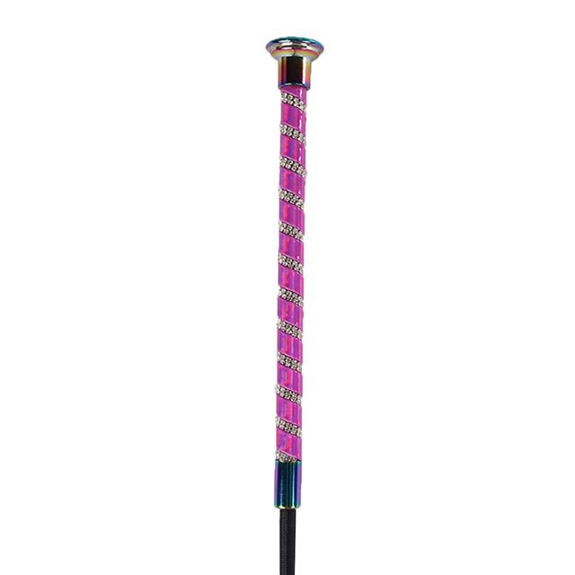 Cravache de Dressage Rainbow Chrystal Epplejeck Rose