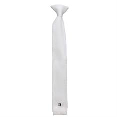 Cravate Classic clip Kingsland Blanc