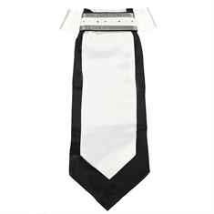 Cravate Coco QHP Blanc-noir