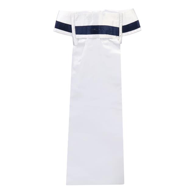 Cravate QChic QUUR  Blanc-bleu foncé