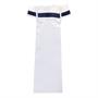 Cravate QChic QUUR  Blanc-bleu foncé