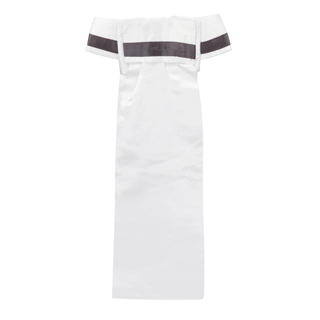 Cravate QChic QUUR  Blanc-gris