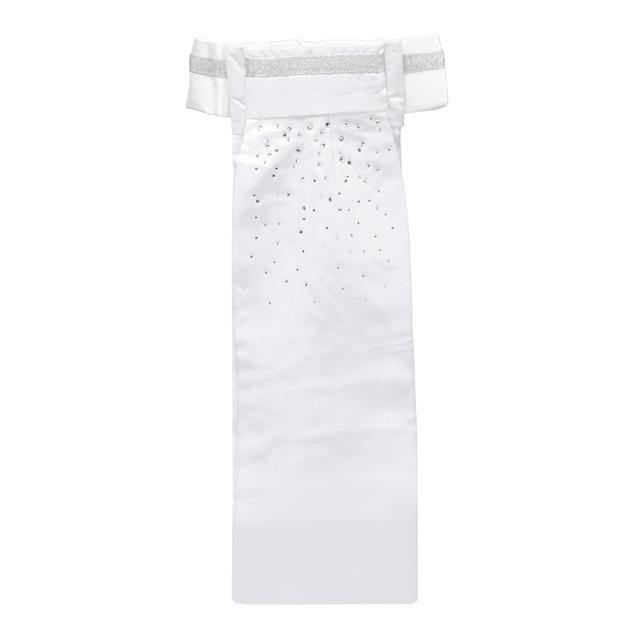 Cravate QGlamour QUUR  Blanc-argenté
