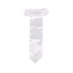 Cravate Sparkle QHP Blanc