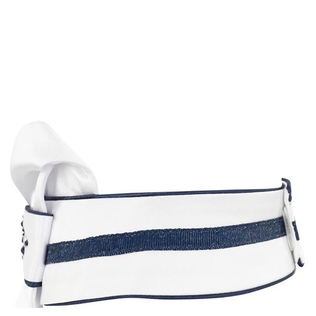 Cravate Stone-Deluxe Anky Blanc-bleu