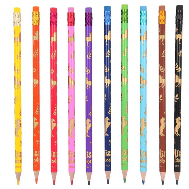 Crayons de couleur Miss Melody effaçables Multicolor