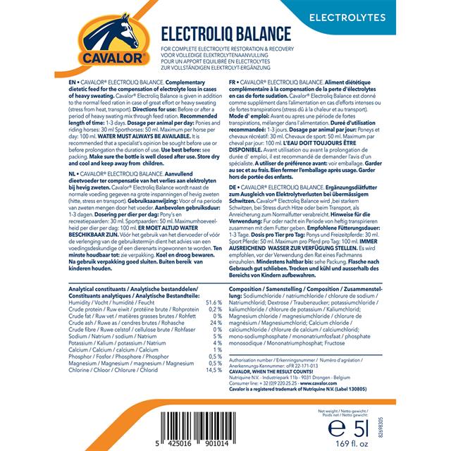 Electroliq Balance Cavalor Divers