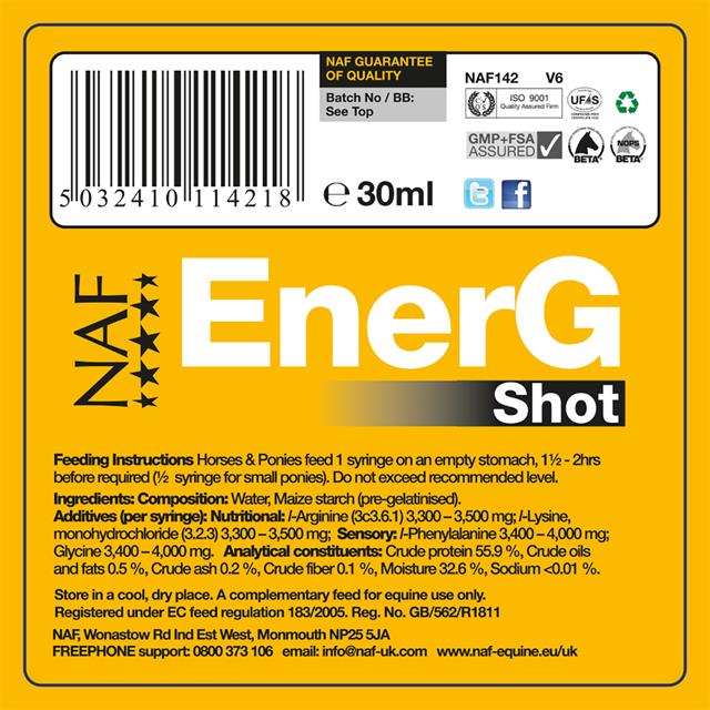 EnerG Shot 3-Pack NAF Autre