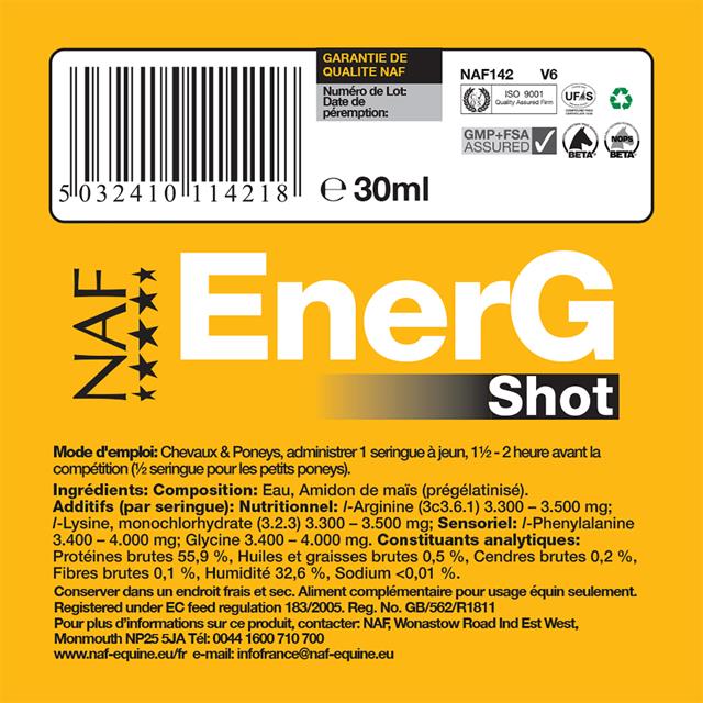 EnerG Shot 3-Pack NAF Autre