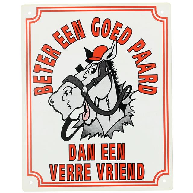 Enseigne Beter Een Goed Paard Epplejeck 