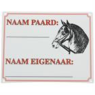 Enseigne Naam Paard/Eigenaar Epplejeck 