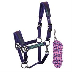 Ensemble Licol et Longe Diva Violet Harry's Horse Mauve foncé