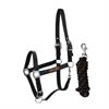 Ensemble Licol et Longe EJLogo Epplejeck Noir
