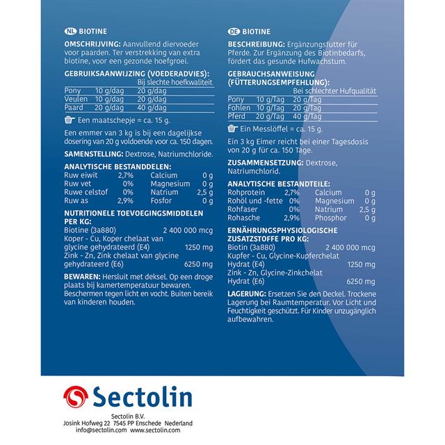 Equivital Biotin Sectolin 