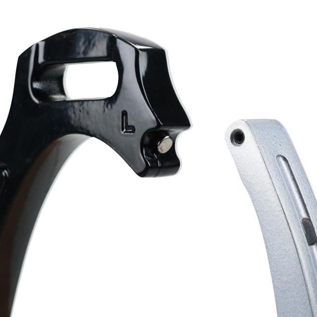 Etriers de sécurité HGTech HORSEGEAR Noir-argenté