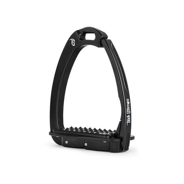 Etriers de sécurité à plancher incliné Venice Dressage Sloped Tech Stirrup Noir