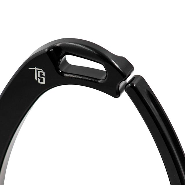 Etriers de sécurité à plancher incliné Venice Dressage Sloped Tech Stirrup Noir