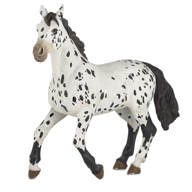 Figurine Cheval Appaloosa Noir Divers