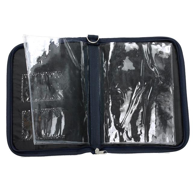 Folder De Passeports Bleu foncé