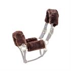 Fourreau de licol en faux-mouton Kentucky - lot de 4 Marron