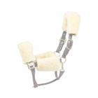 Fourreau de licol en faux-mouton Kentucky - lot de 4 Naturel