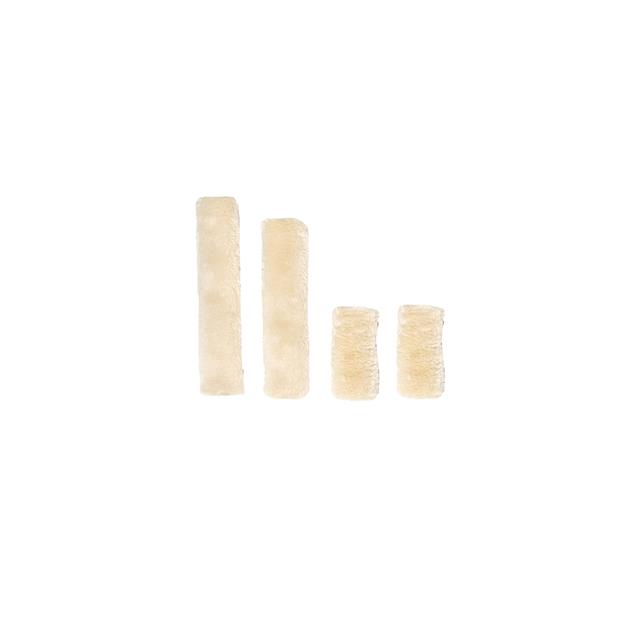 Fourreau de licol en faux-mouton Kentucky - lot de 4 Naturel