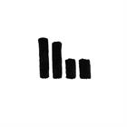 Fourreau de licol en faux-mouton Kentucky - lot de 4 Noir