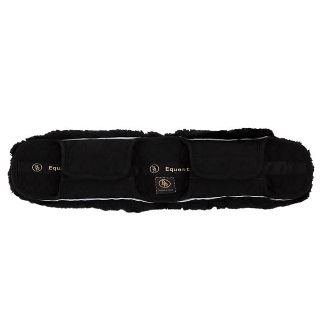 Fourreau de sangle Fourrure Auto-Agrippante BR Noir