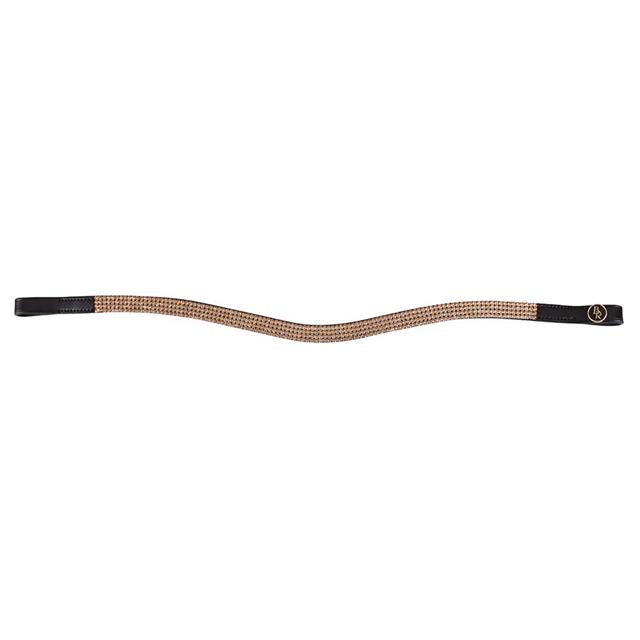 Frontal BR Exclusive Curved Swarovski Noir-doré