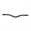 Frontal courbé en cuir plat D Collection Dy'on Marron