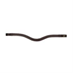 Frontal courbé en cuir plat D Collection Dy'on Marron