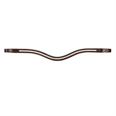 Frontal Double Swarovski Blanc en forme de V Nec Dy'on Marron