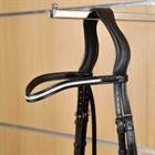 Frontal Double Swarovski Blanc en forme de V Nec Dy'on Noir