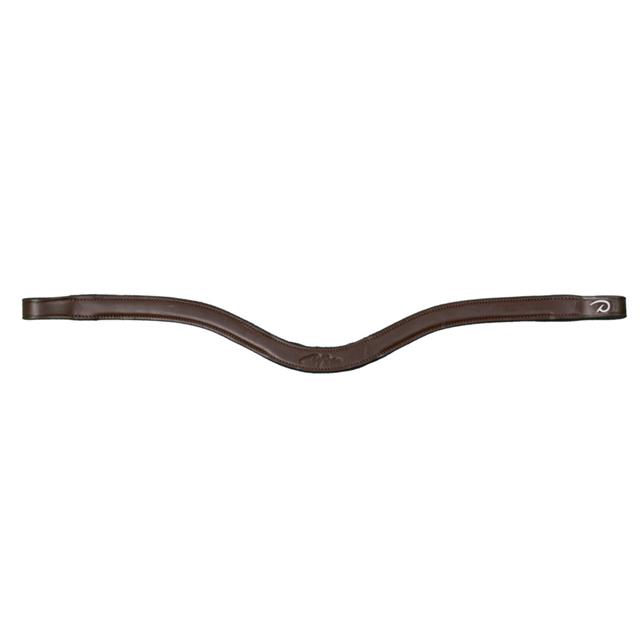 Frontal en V Cuir Plat Nec Dy'on Marron