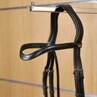Frontal en V Cuir Plat Nec Dy'on Noir