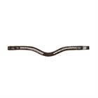 Frontal en V Swarovski Blanc Nec Dy'on Marron