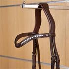 Frontal en V Swarovski Blanc Nec Dy'on Marron