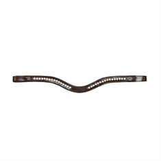Frontal en V Swarovski Blanc Nec Dy'on Marron