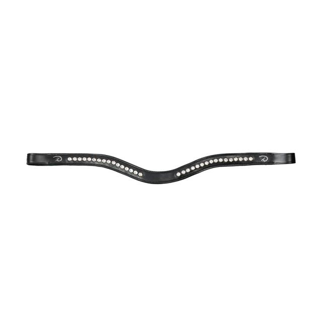 Frontal en V Swarovski Blanc Nec Dy'on Noir